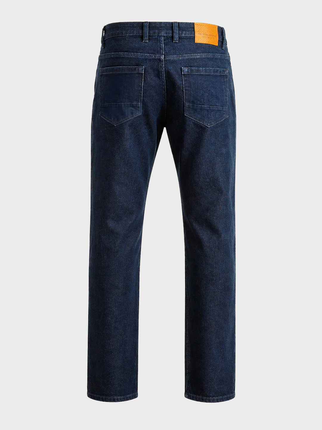 Men's Blue Regular Fit Solid Casual Jeans - Image 7
