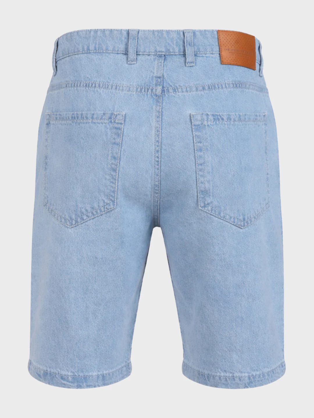 Men's Blue Regular Fit Solid Casual Shorts - Image 6