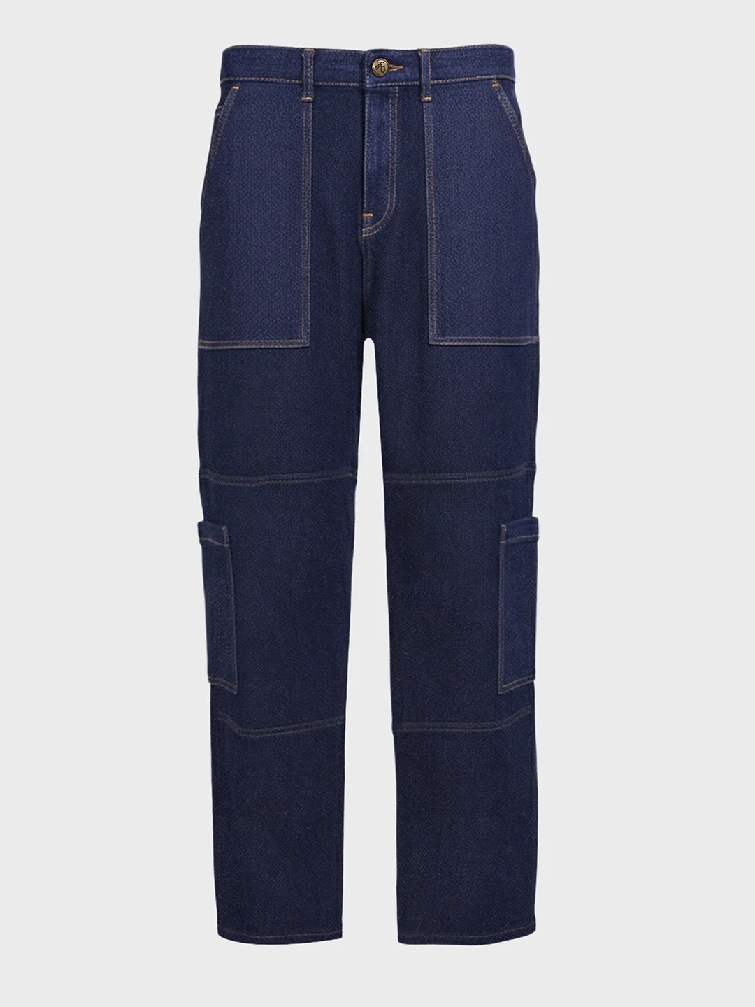 Men's Blue Regular Fit The Eternity Series Solid Jeans - Image 3