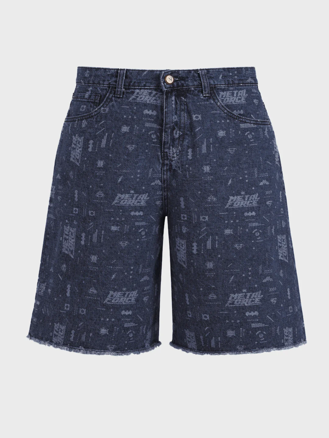 Men's Blue Regular Fit  Warner Bros Shorts - Image 4