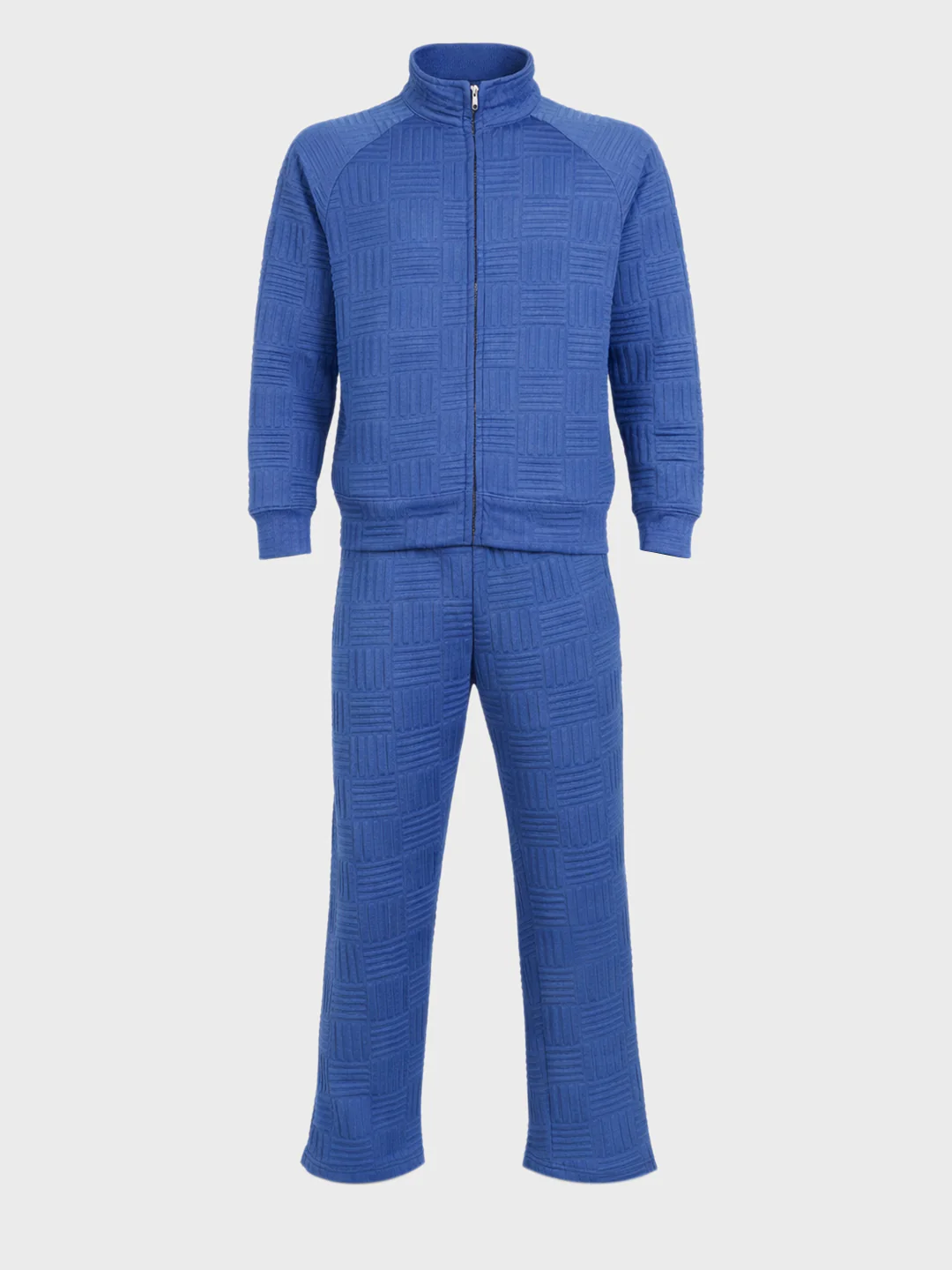 Men's Blue Relaxed Fit  Casual Coordinates - Image 3