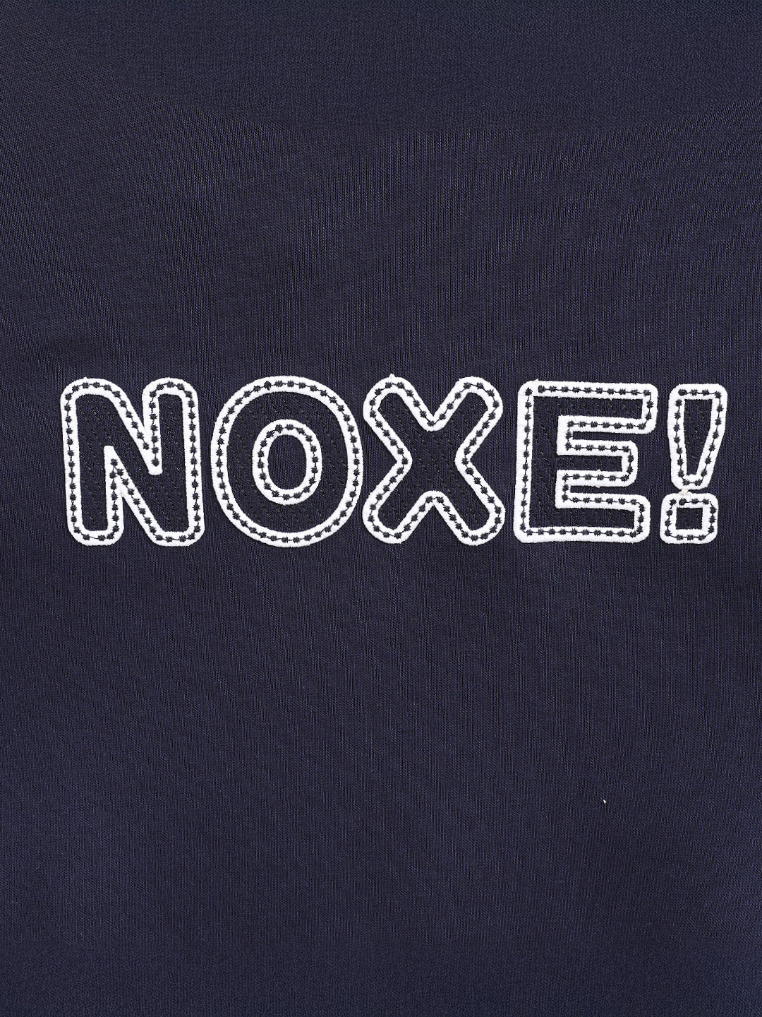 Men's Blue Relaxed Fit Embroided Casual Sweatshirt - Image 5
