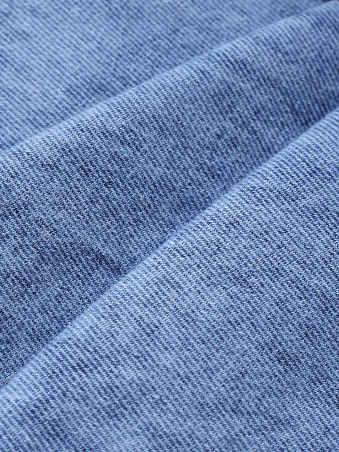 Men's Blue Relaxed Fit Solid Casual Jeans - Image 7