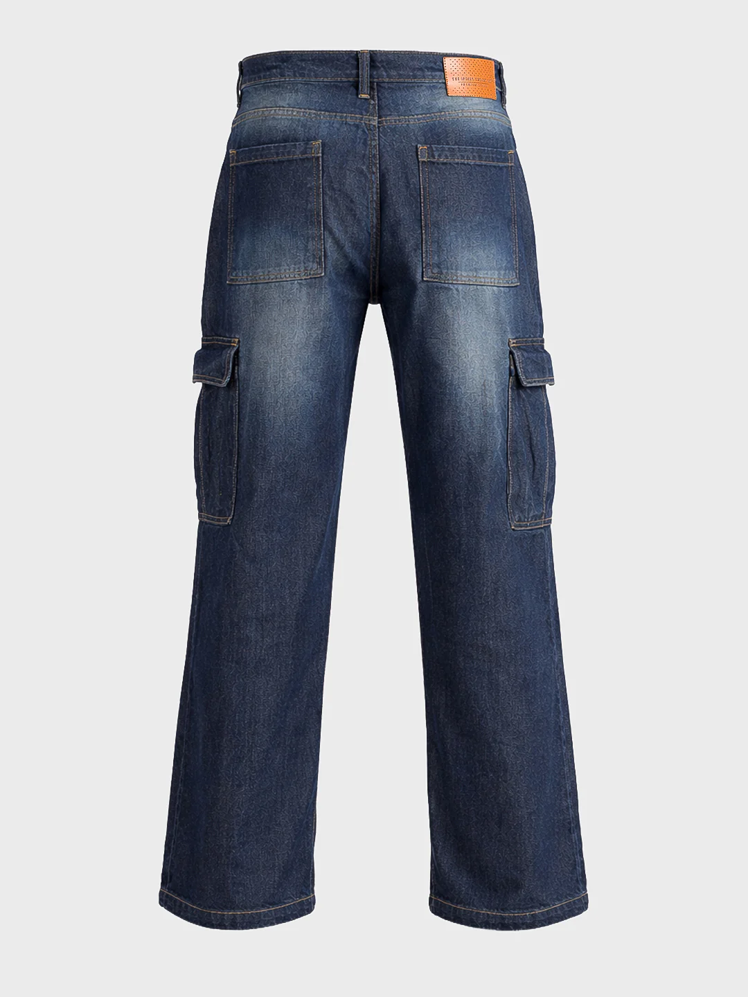 Men's Blue Relaxed Fit Solid Casual Jeans - Image 7