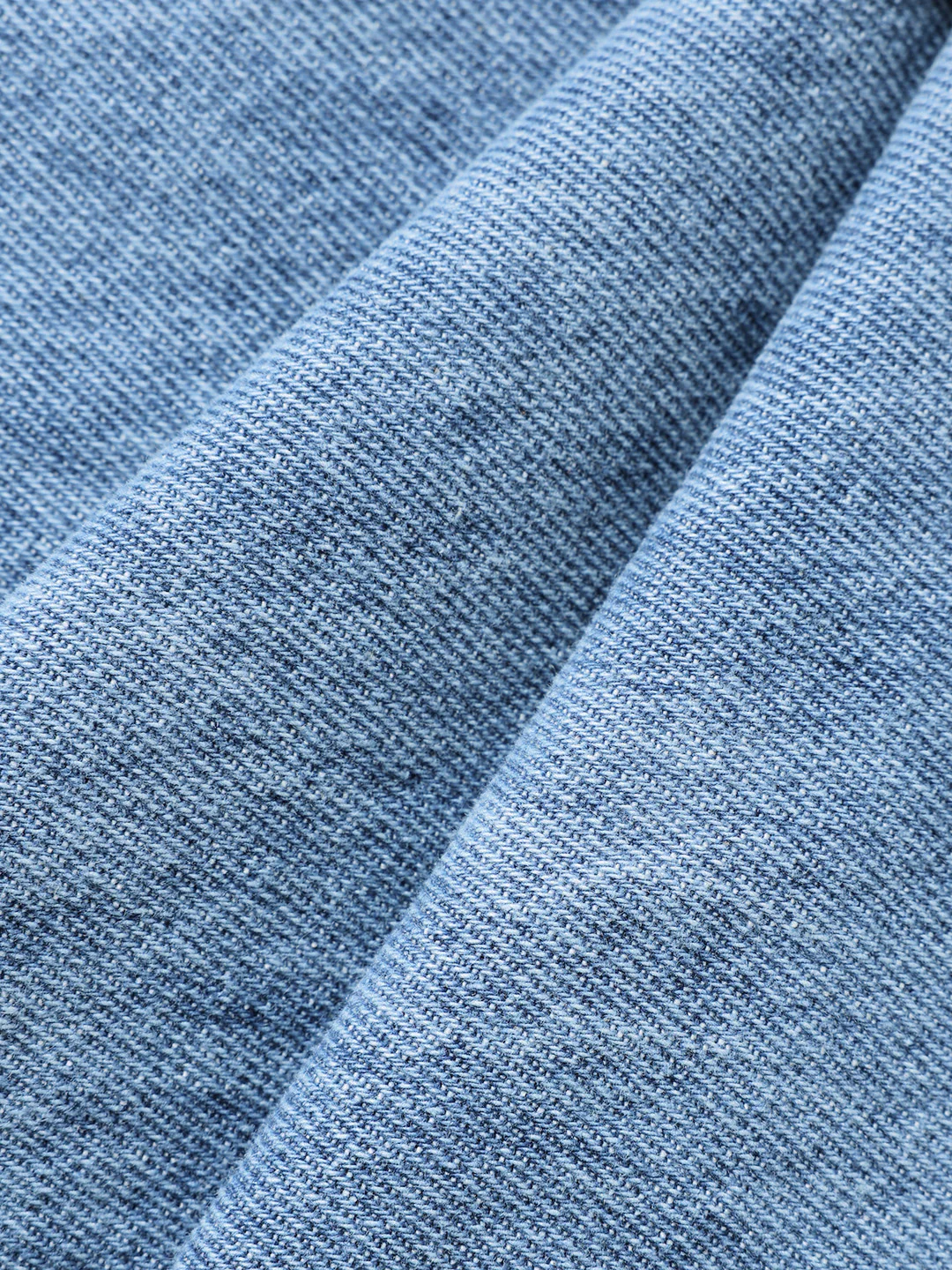 Men's Blue Relaxed Fit Solid Casual Jeans - Image 7