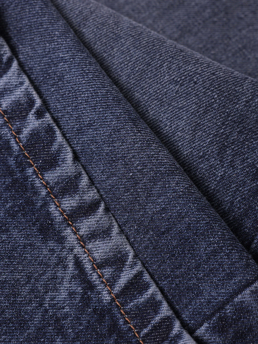 Men's Blue Relaxed Fit Solid Casual Jeans - Image 7