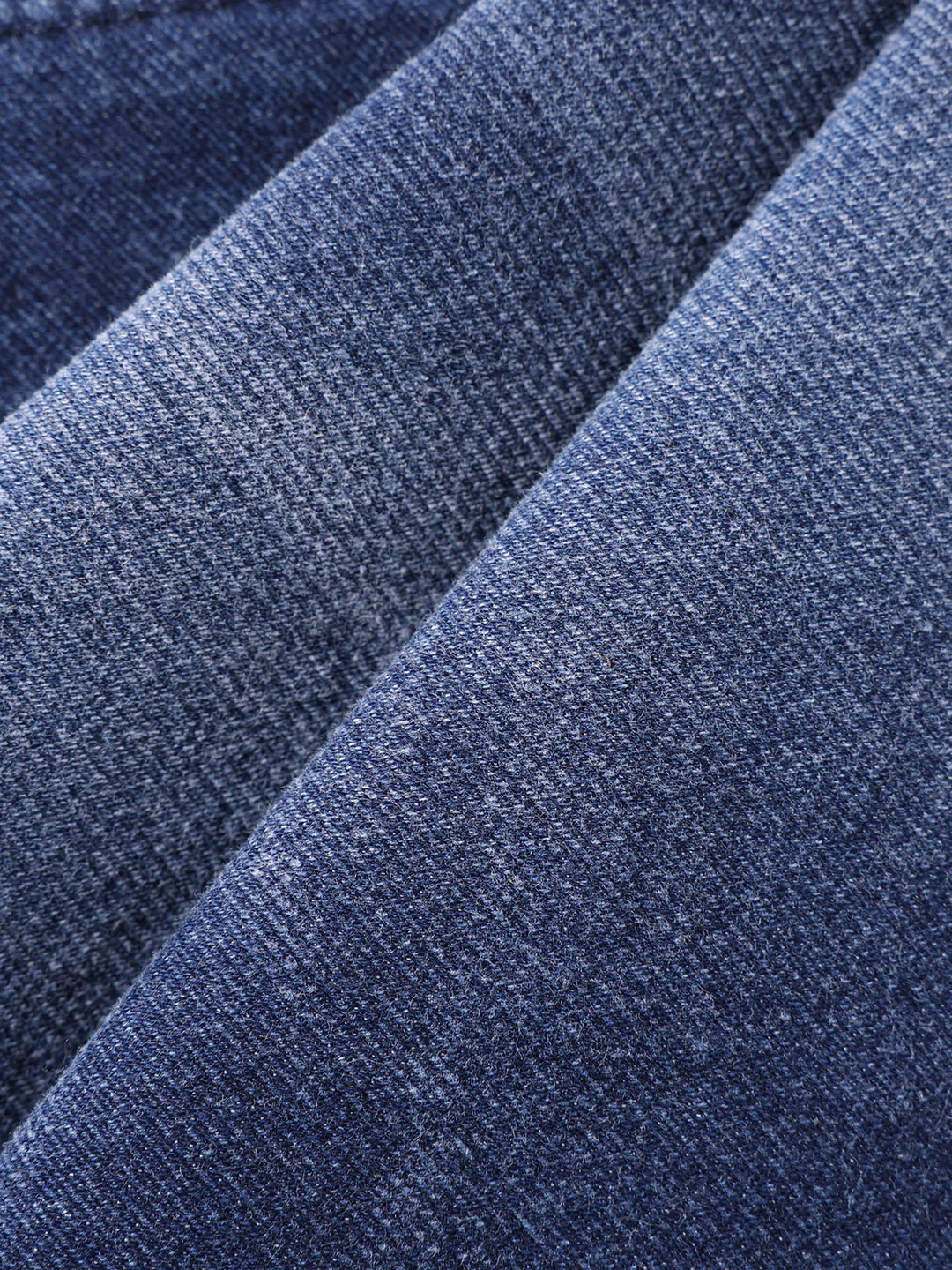 Men's Blue Slim Fit Casual Solid Jeans - Image 7