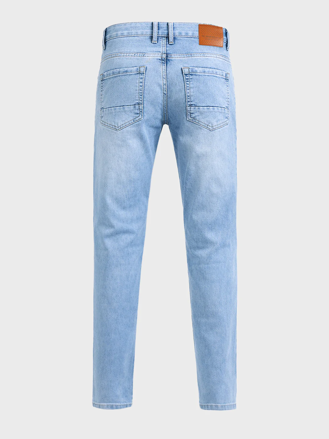 Men's Blue Slim Fit Casual Solid Jeans - Image 5