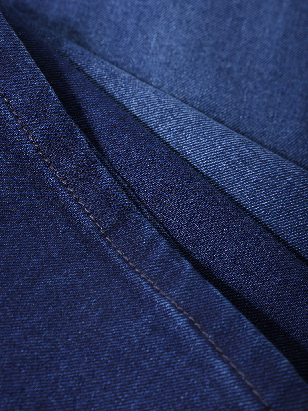 Men's Blue Slim Fit Solid Casual Jeans - Image 7