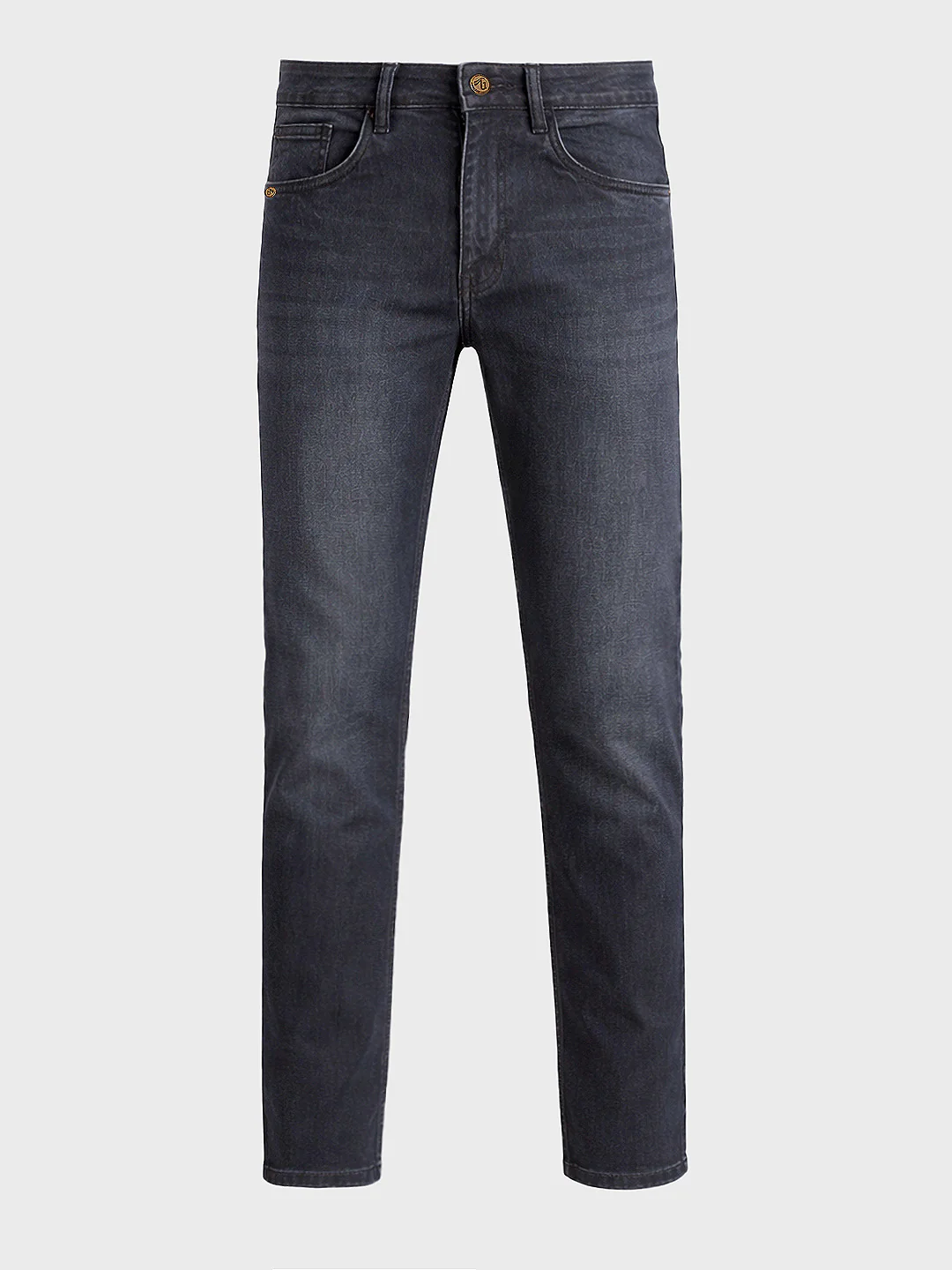 Men's Blue Slim Fit Solid Casual Jeans - Image 5
