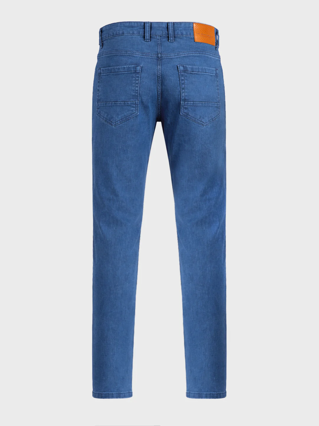 Men's Blue Slim Fit Solid Casual Jeans - Image 6