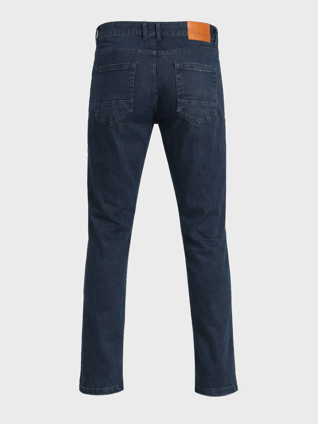 Men's Blue Slim Fit Solid Casual Jeans - Image 5