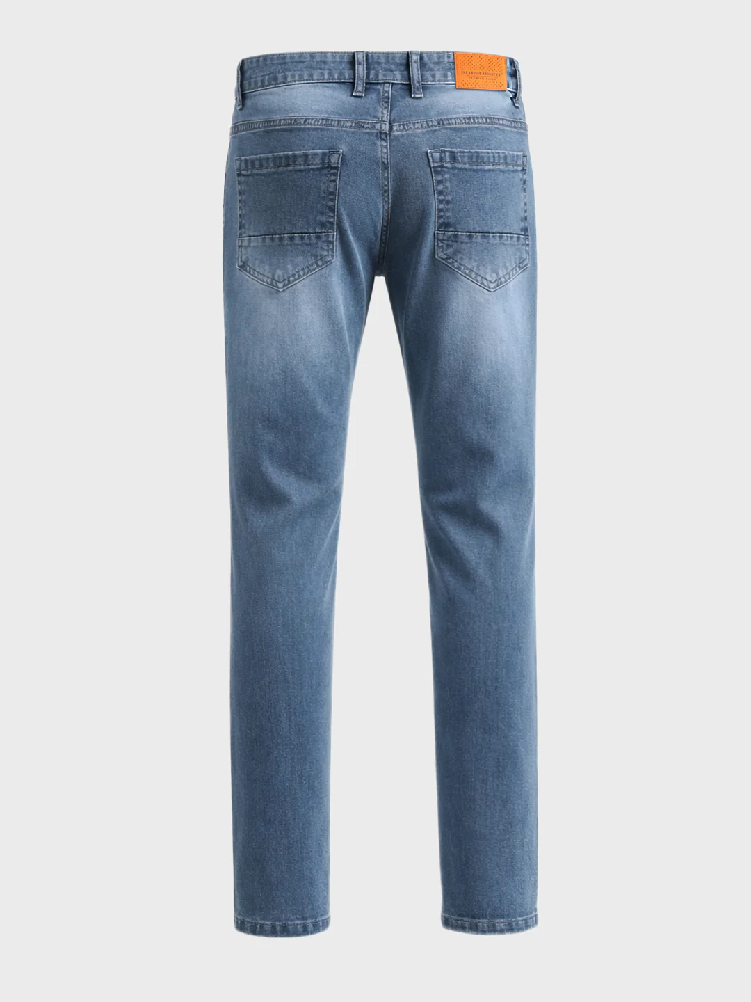 Men's Blue Slim Fit Solid Casual Jeans - Image 6