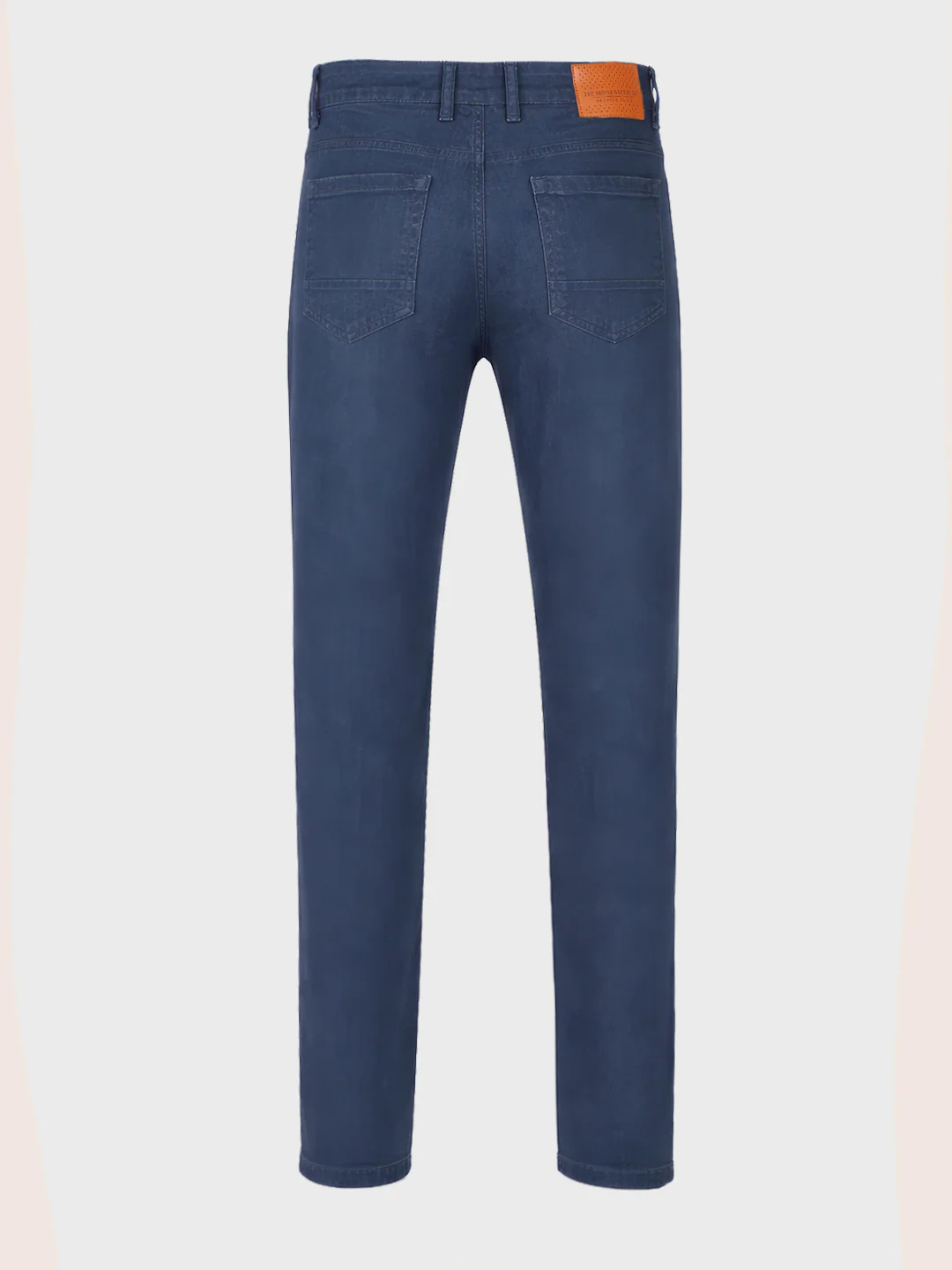 Men's Blue Slim Fit Solid Casual Jeans - Image 5