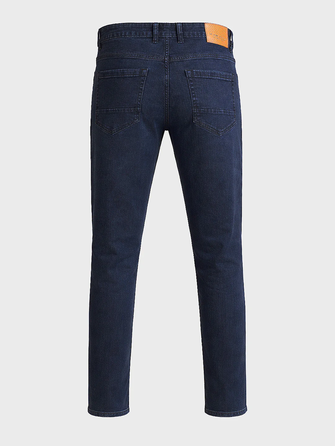 Men's Blue Slim Fit Solid Casual Jeans - Image 6