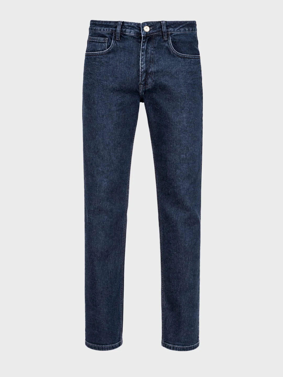 Men's Blue Slim Fit Solid Casual Jeans - Image 6