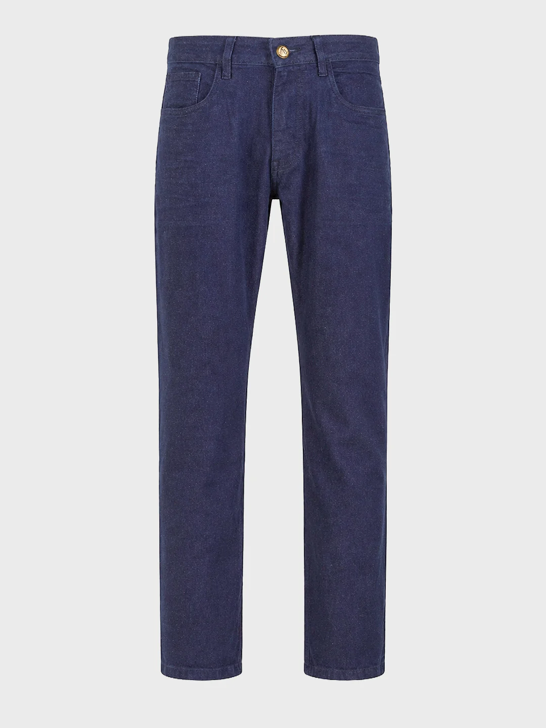 Men's Blue Slim Fit Solid Casual Jeans - Image 6