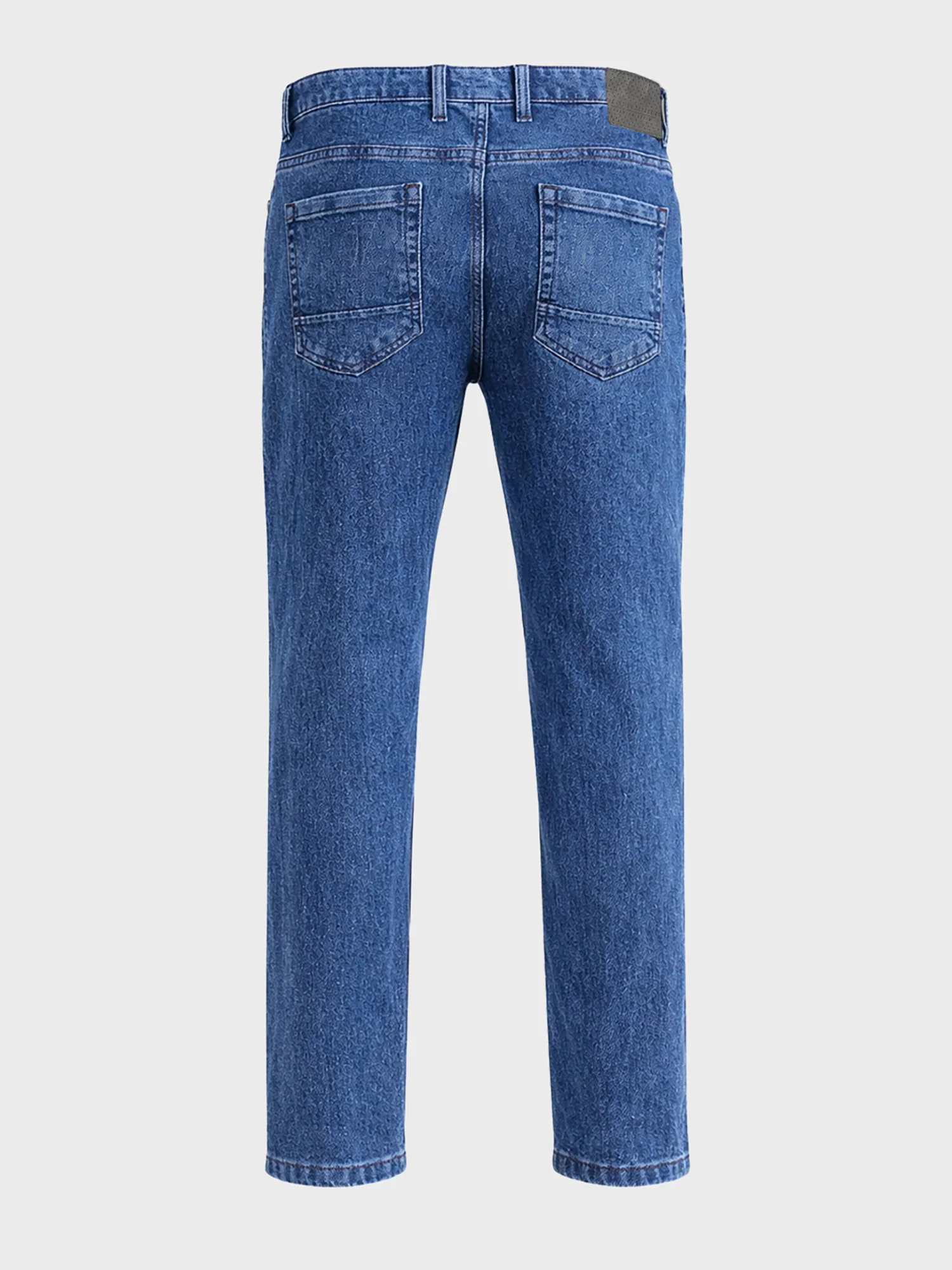 Men's Blue Slim Fit Solid Casual Jeans - Image 6