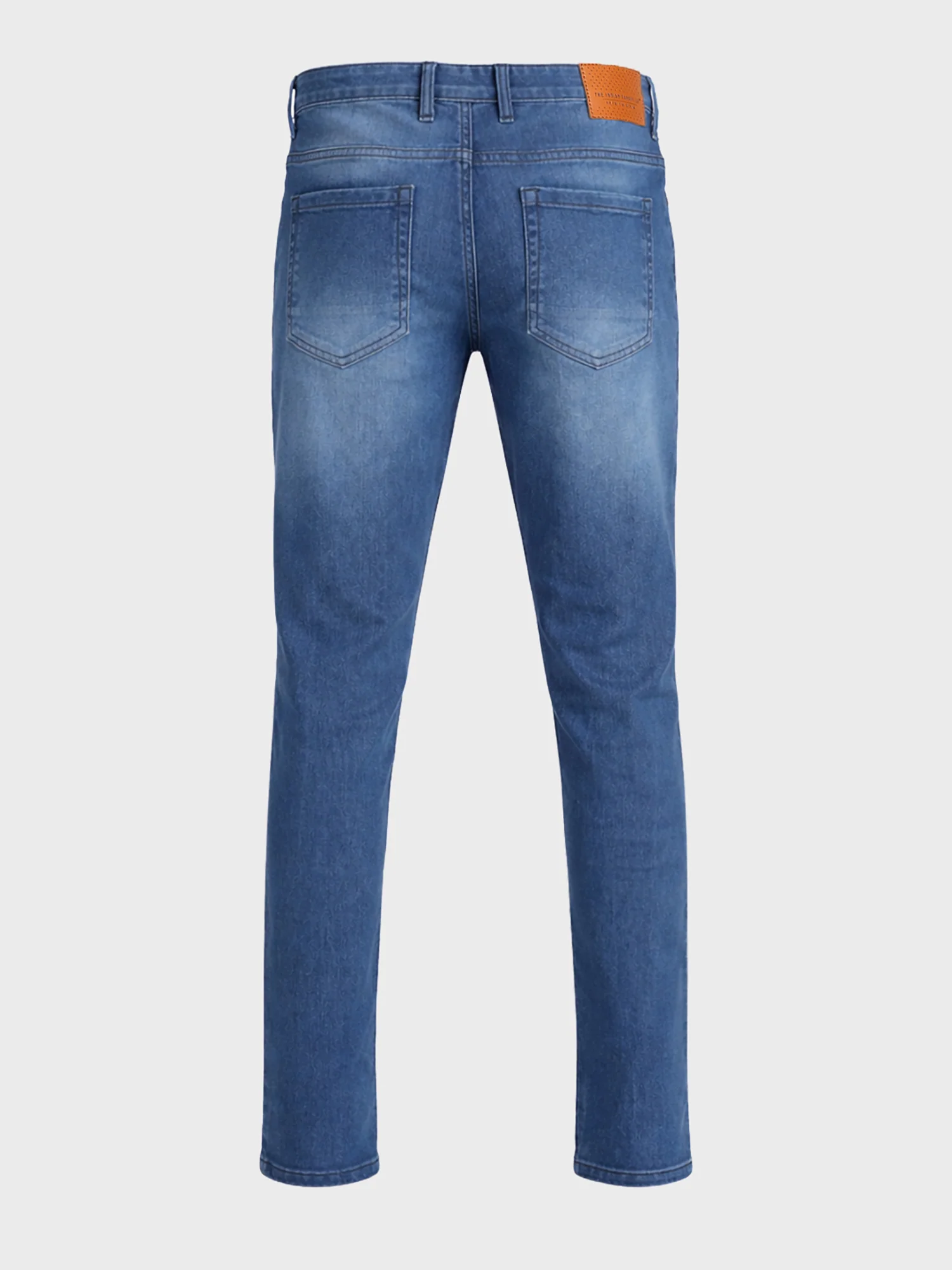 Men's Blue Slim Fit Solid Casual Jeans - Image 6