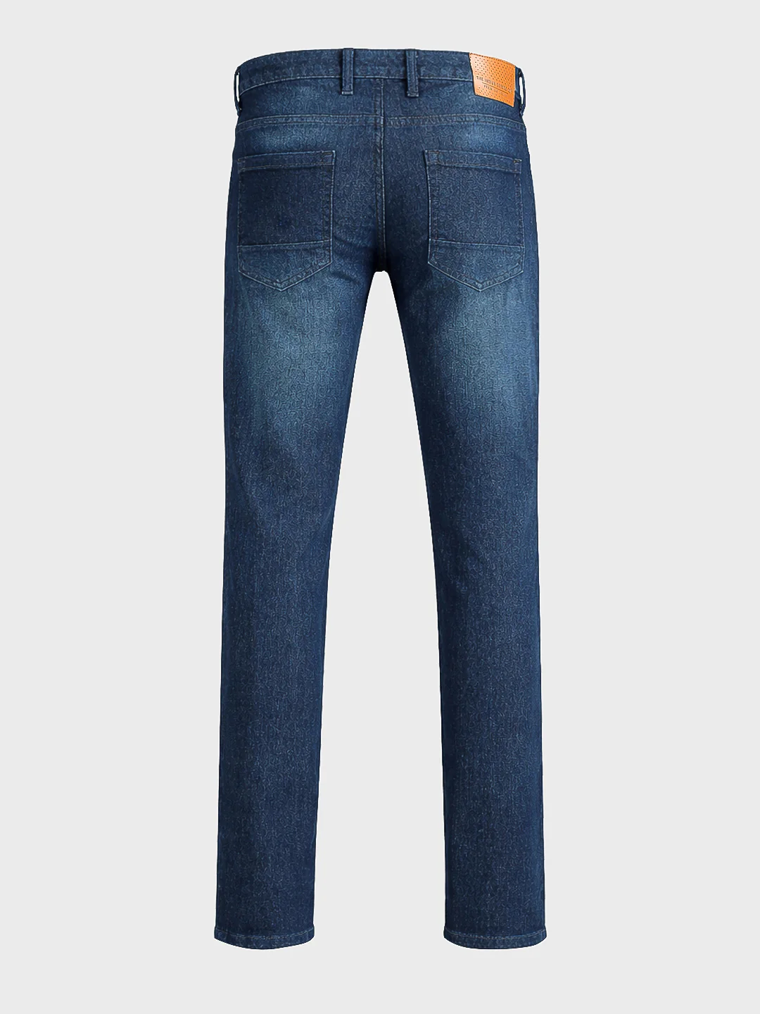 Men's Blue Slim Fit Solid Casual Jeans - Image 7