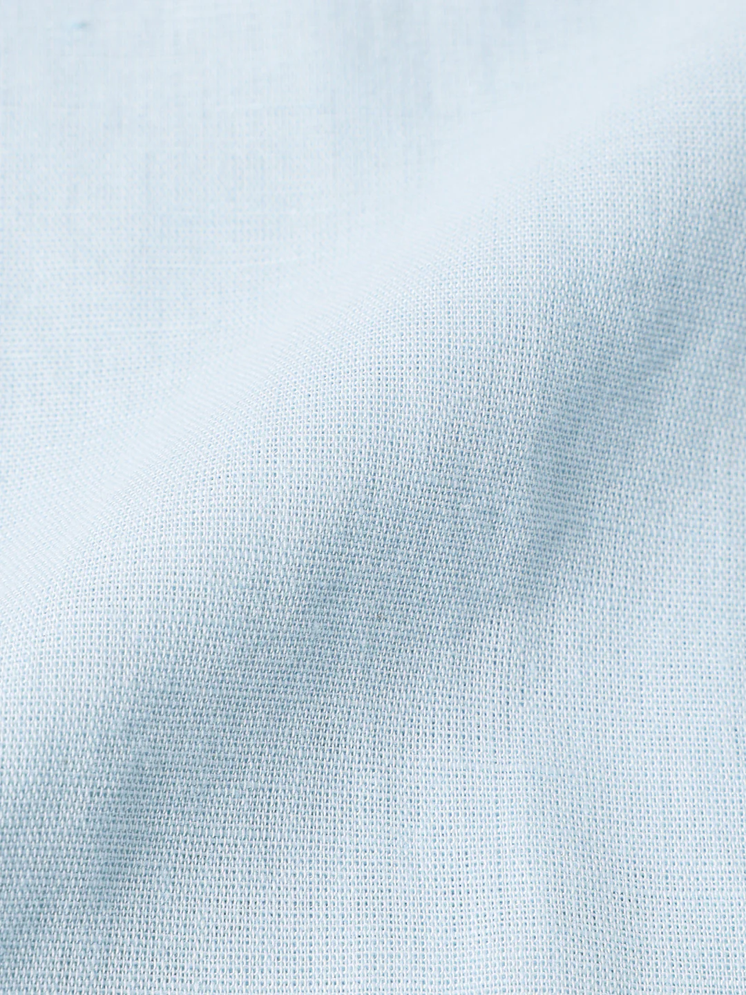 Men's Blue Slim Fit Solid Casual Shirts - Image 7