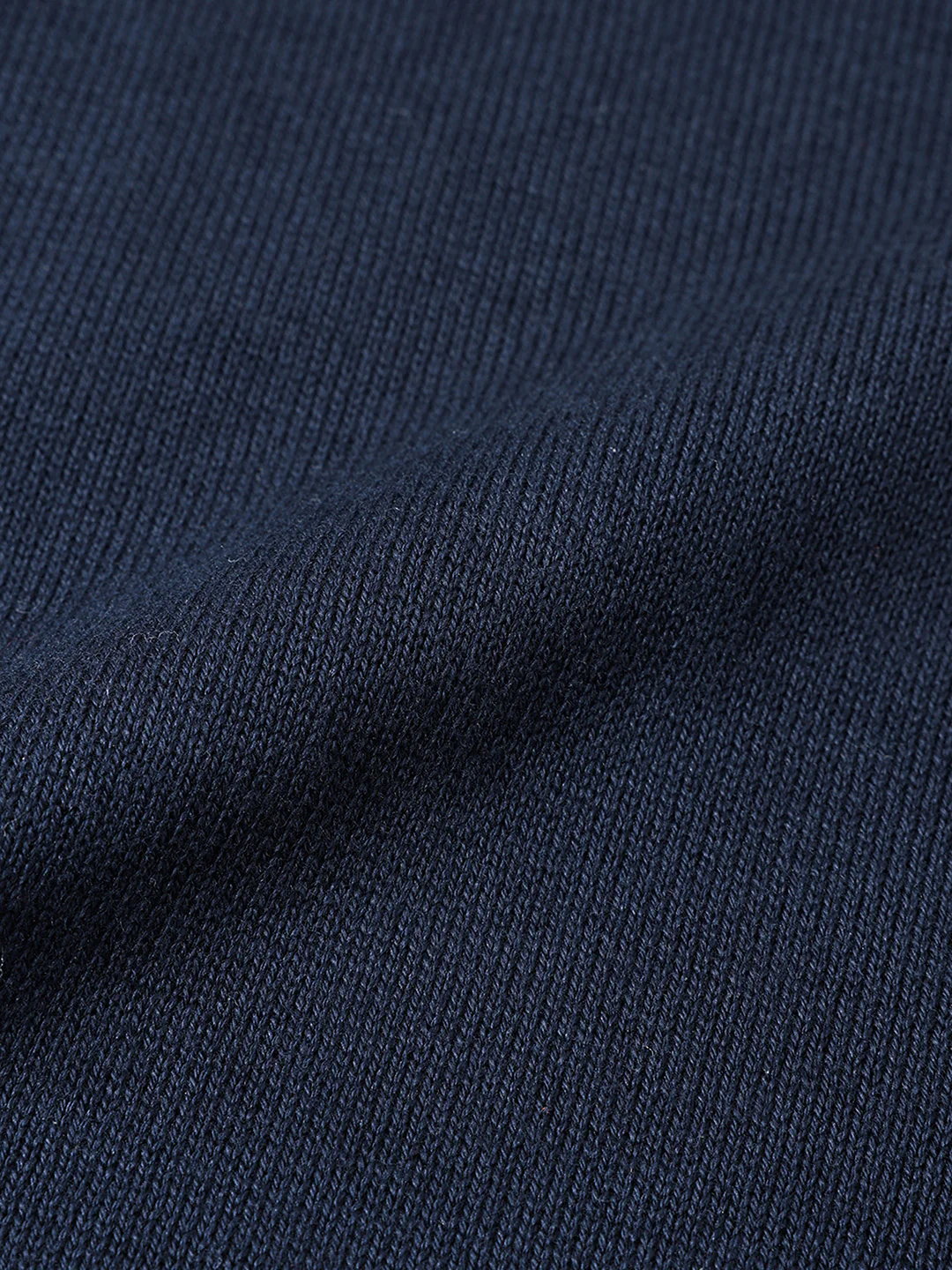 Men's Blue Slim Fit Solid Casual T-Shirt - Image 7