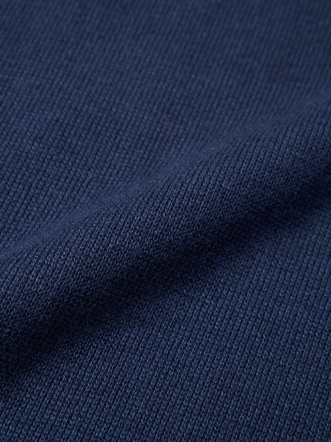 Men's Blue Slim Fit Solid Flat Knit T-Shirt - Image 7