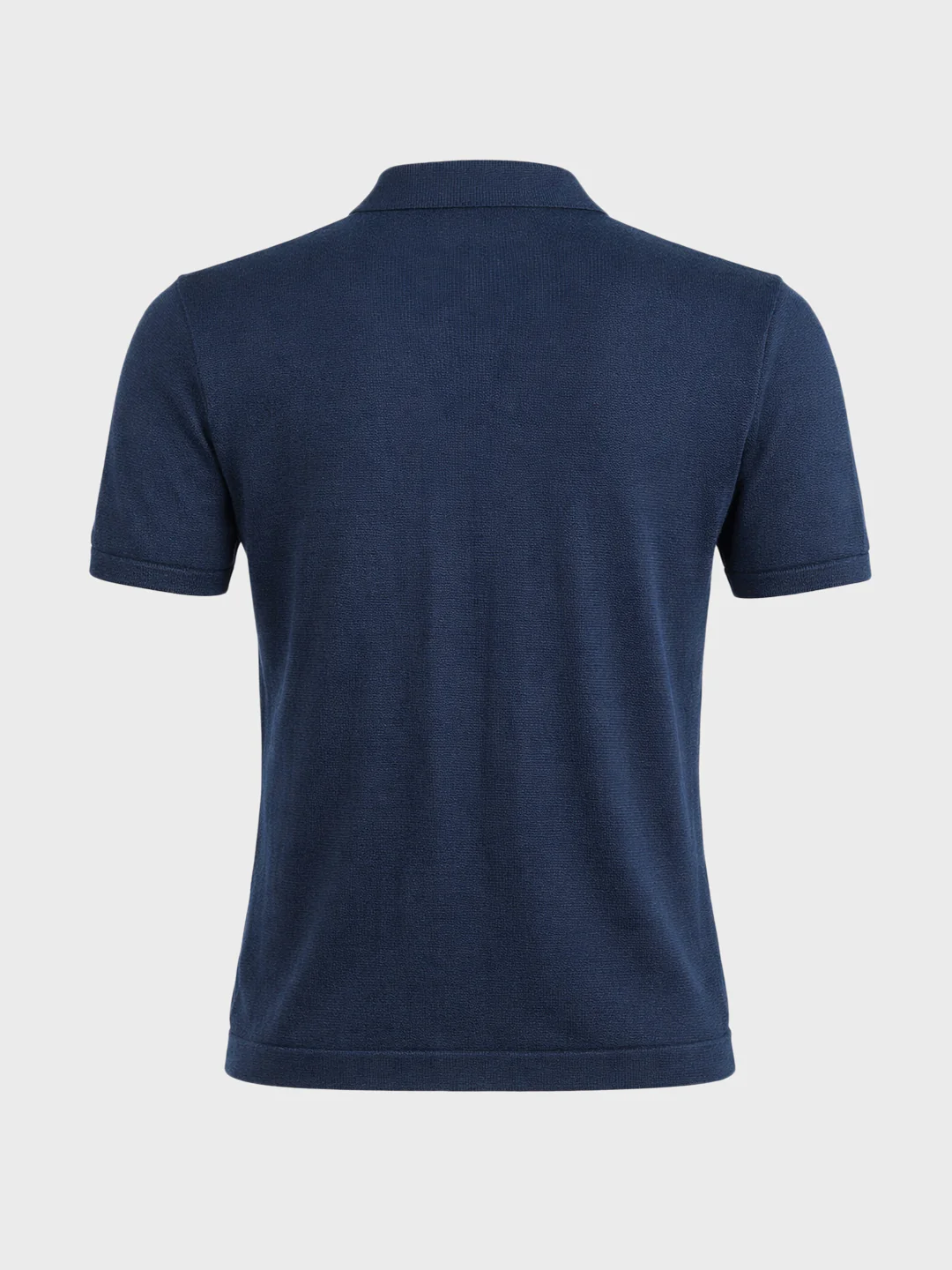 Men's Blue Slim Fit Striped Casual Shirt - Image 7