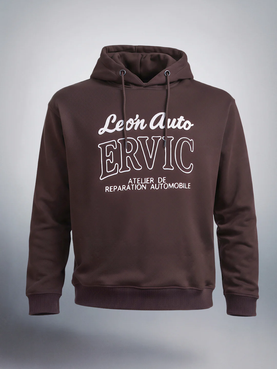 Men's Brown Boxy Fit Printed Casual Sweatshirt - Image 3