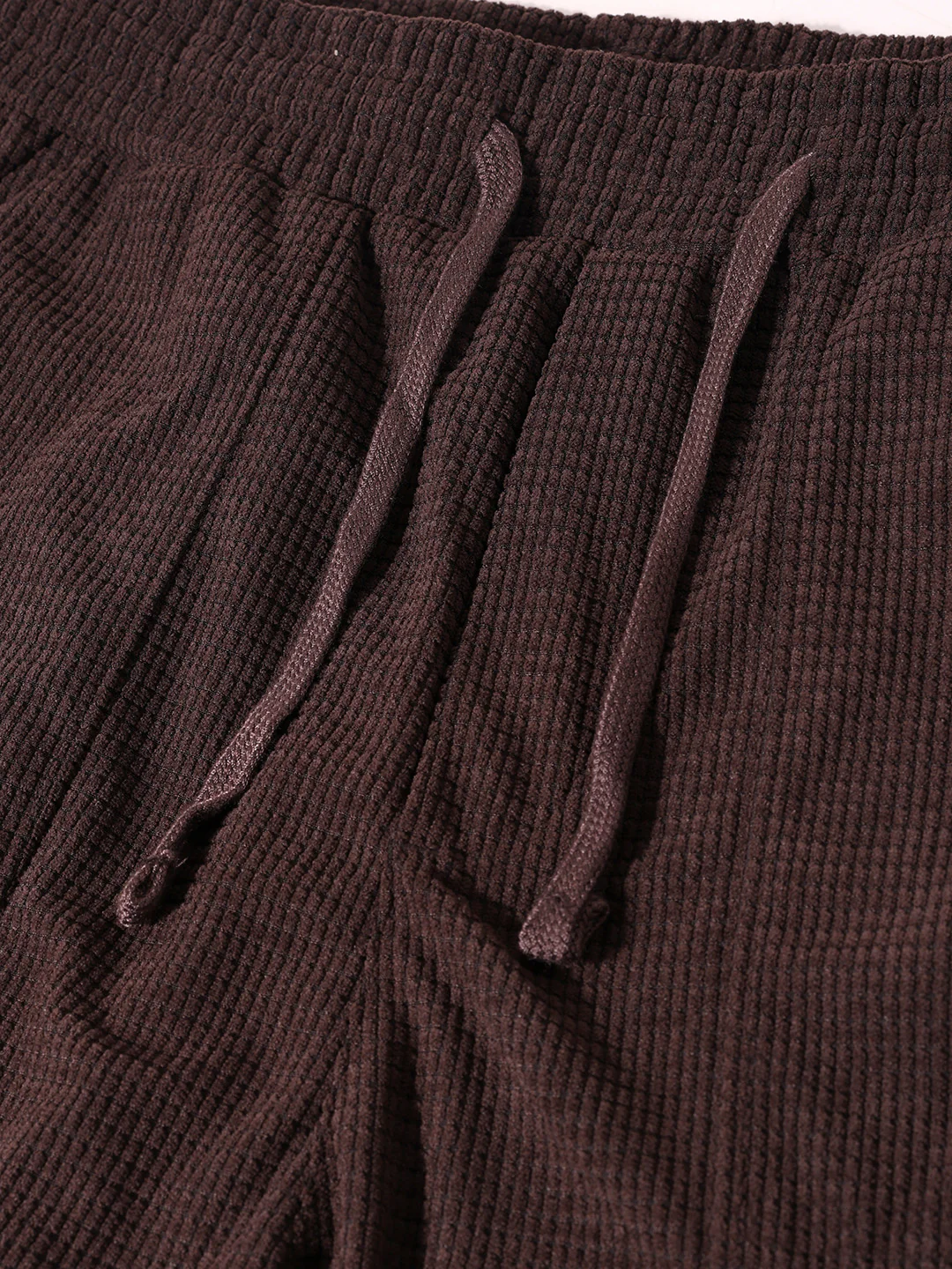 Men's Brown Loose Fit Solid Utility Joggers - Image 5