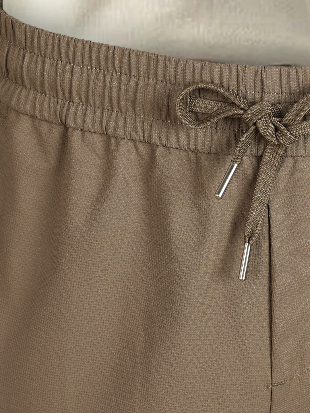 Men's Brown Loose Fit Solid Utility Cargo - Image 8