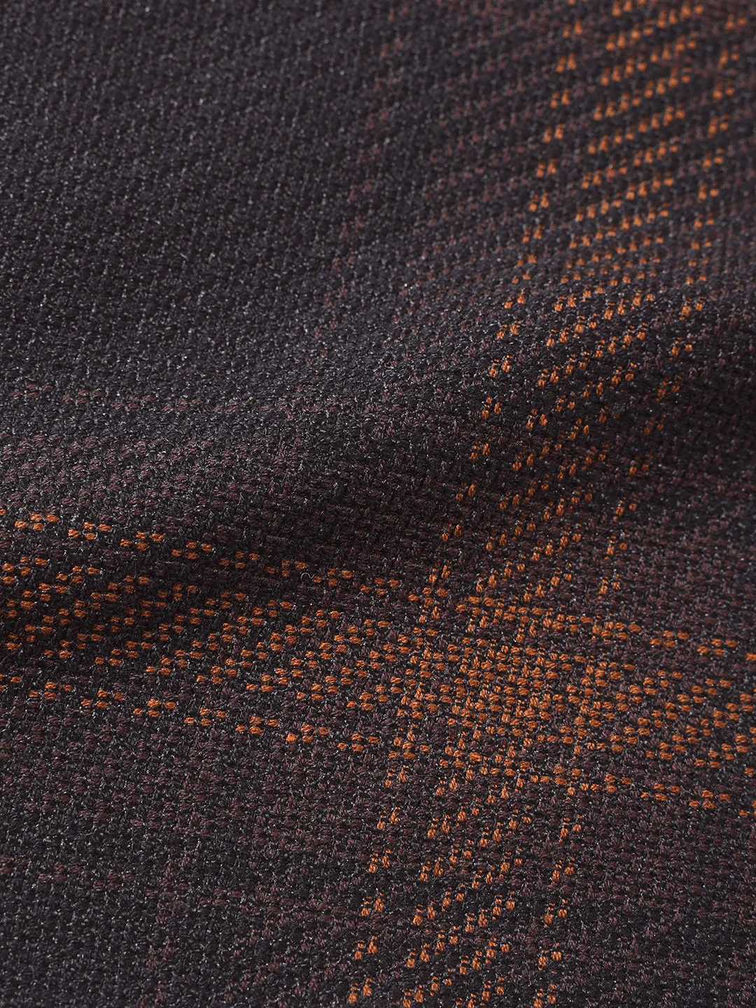 Men's Brown Regular Fit Checked Casual Shirt - Image 6