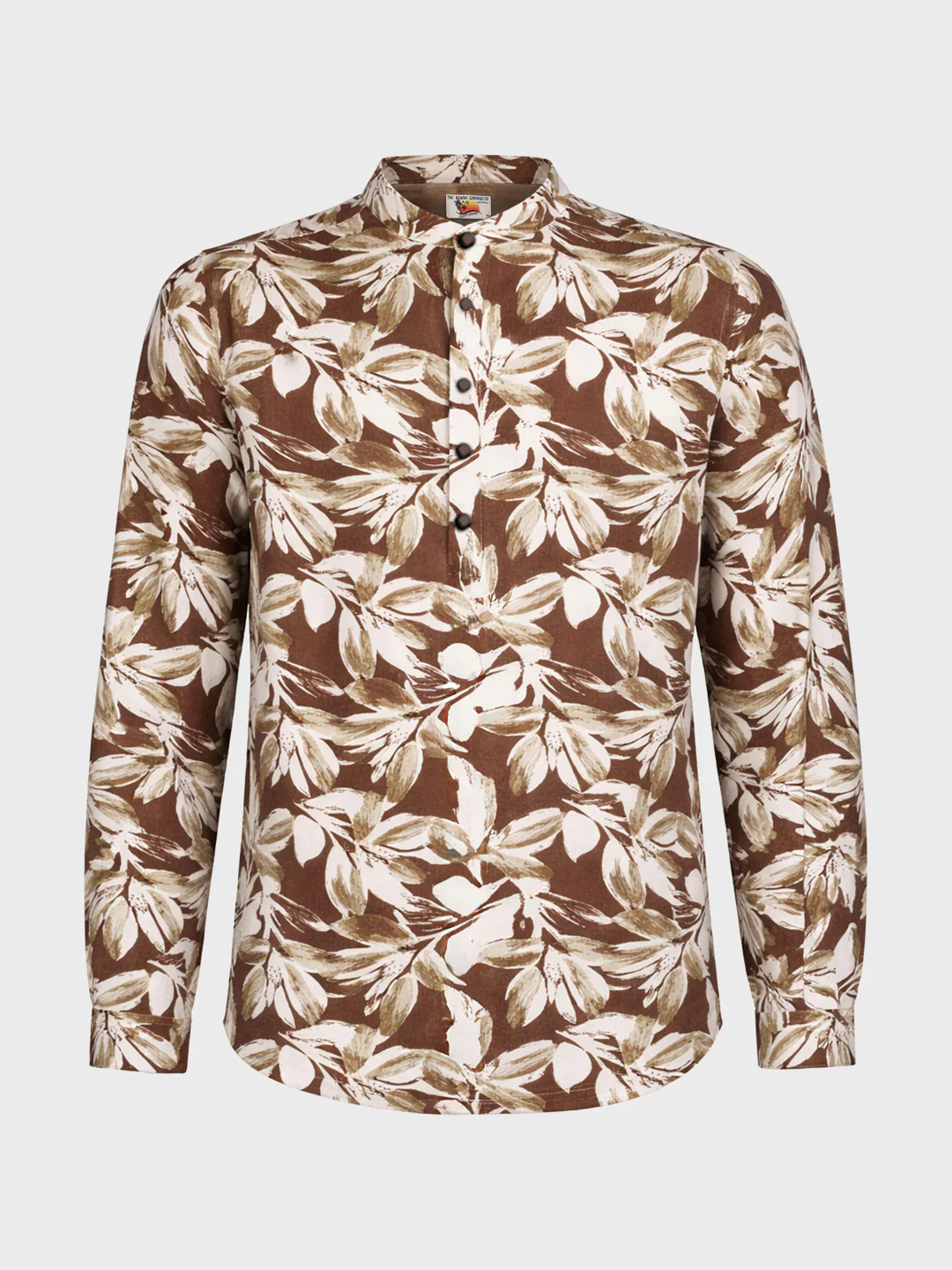 Men's Brown Regular Fit Printed Casual Shirts - Image 5