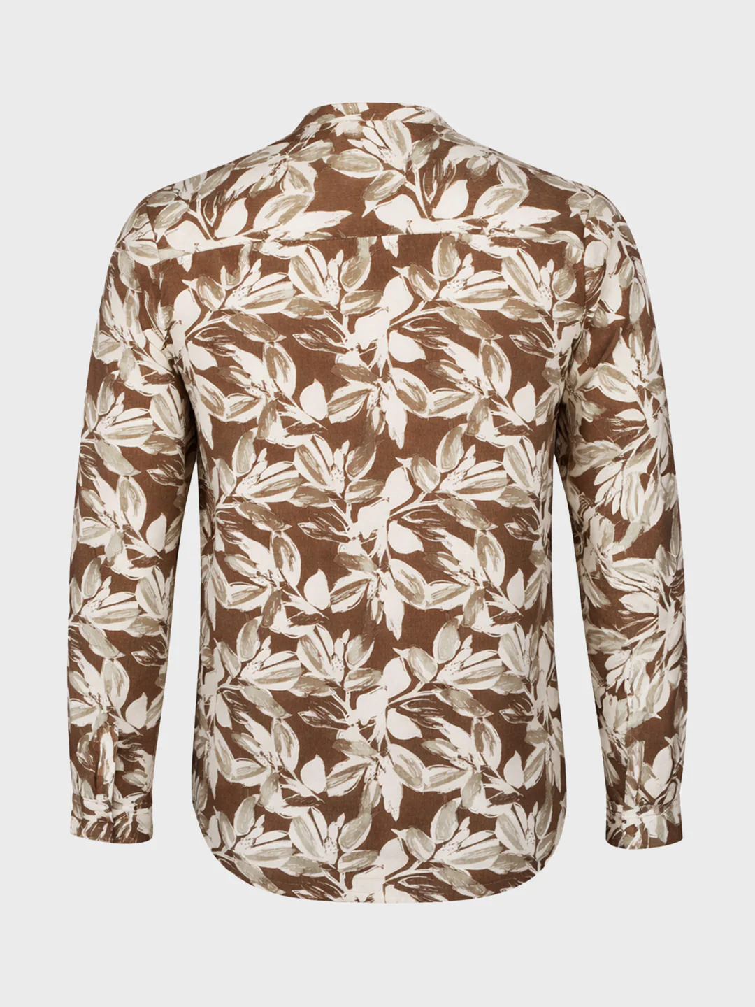 Men's Brown Regular Fit Printed Casual Shirts - Image 6