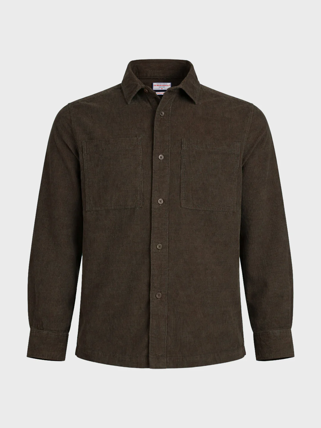 Men's Brown Regular Fit Solid Casual Shirt - Image 5