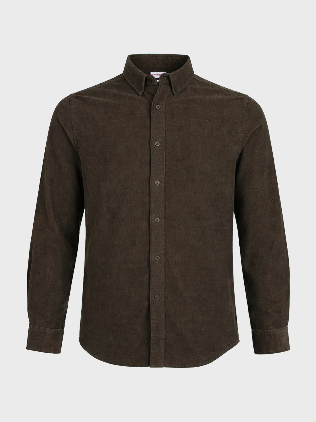 Men's Brown Regular Fit Solid Casual Shirt - Image 5