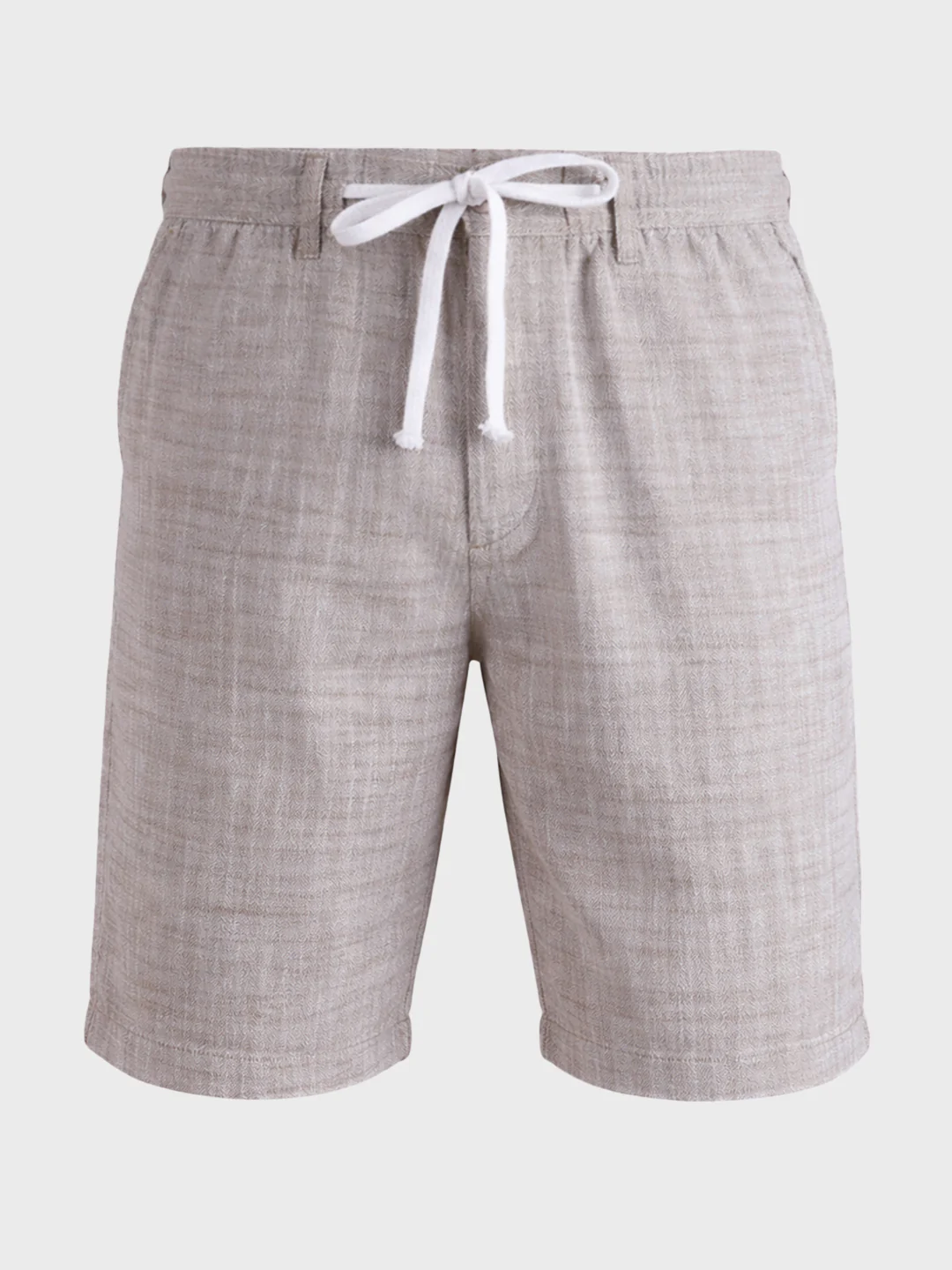 Men's Brown Regular Fit Solid Casual Shorts - Image 6