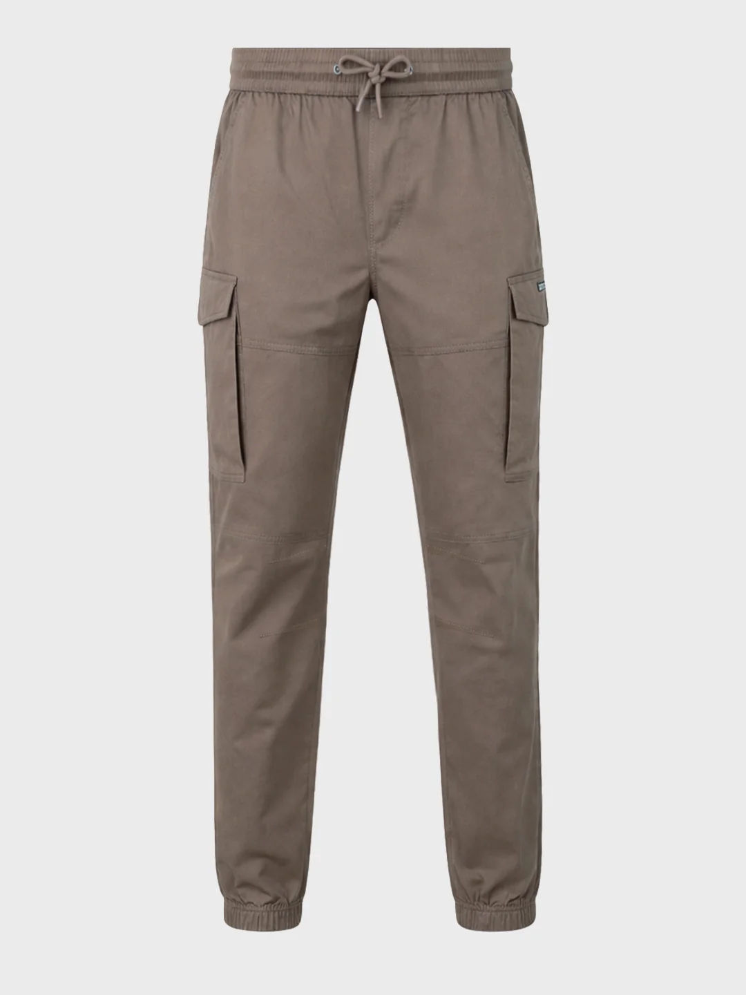 Men's Brown Regular Fit Solid Utility Cargo - Image 6