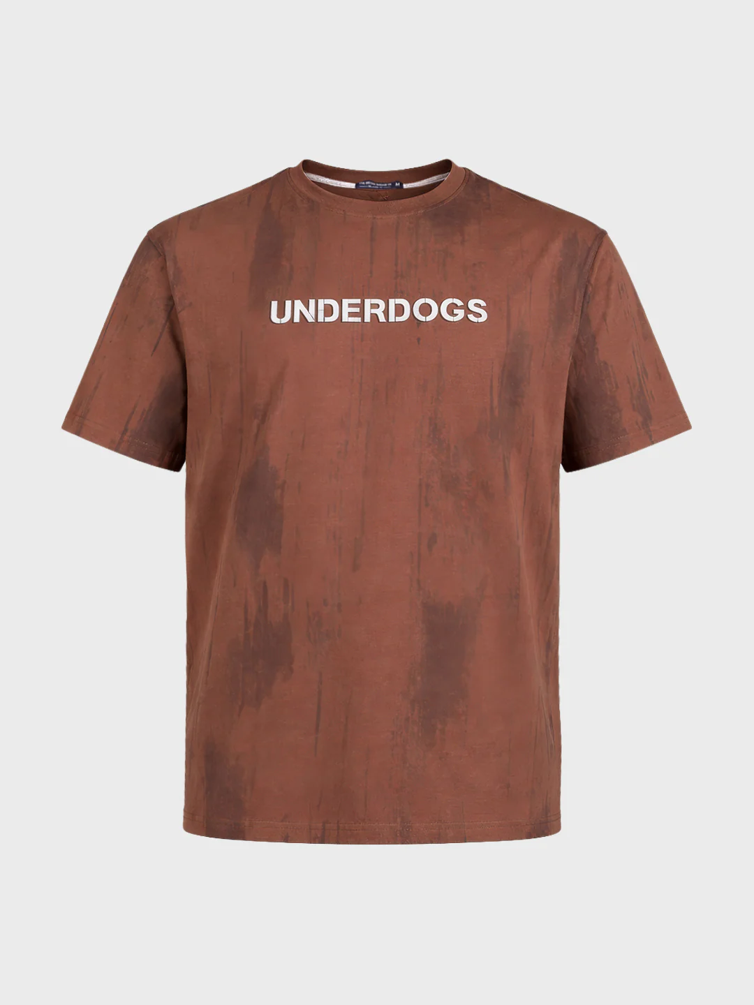 Men's Brown Relaxed Fit Printed Casual T-Shirts - Image 4