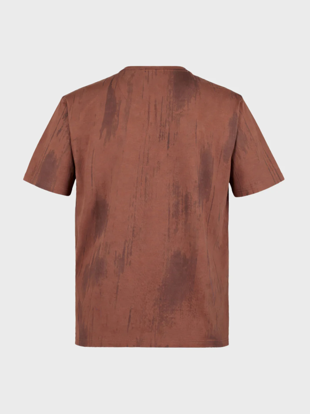Men's Brown Relaxed Fit Printed Casual T-Shirts - Image 5