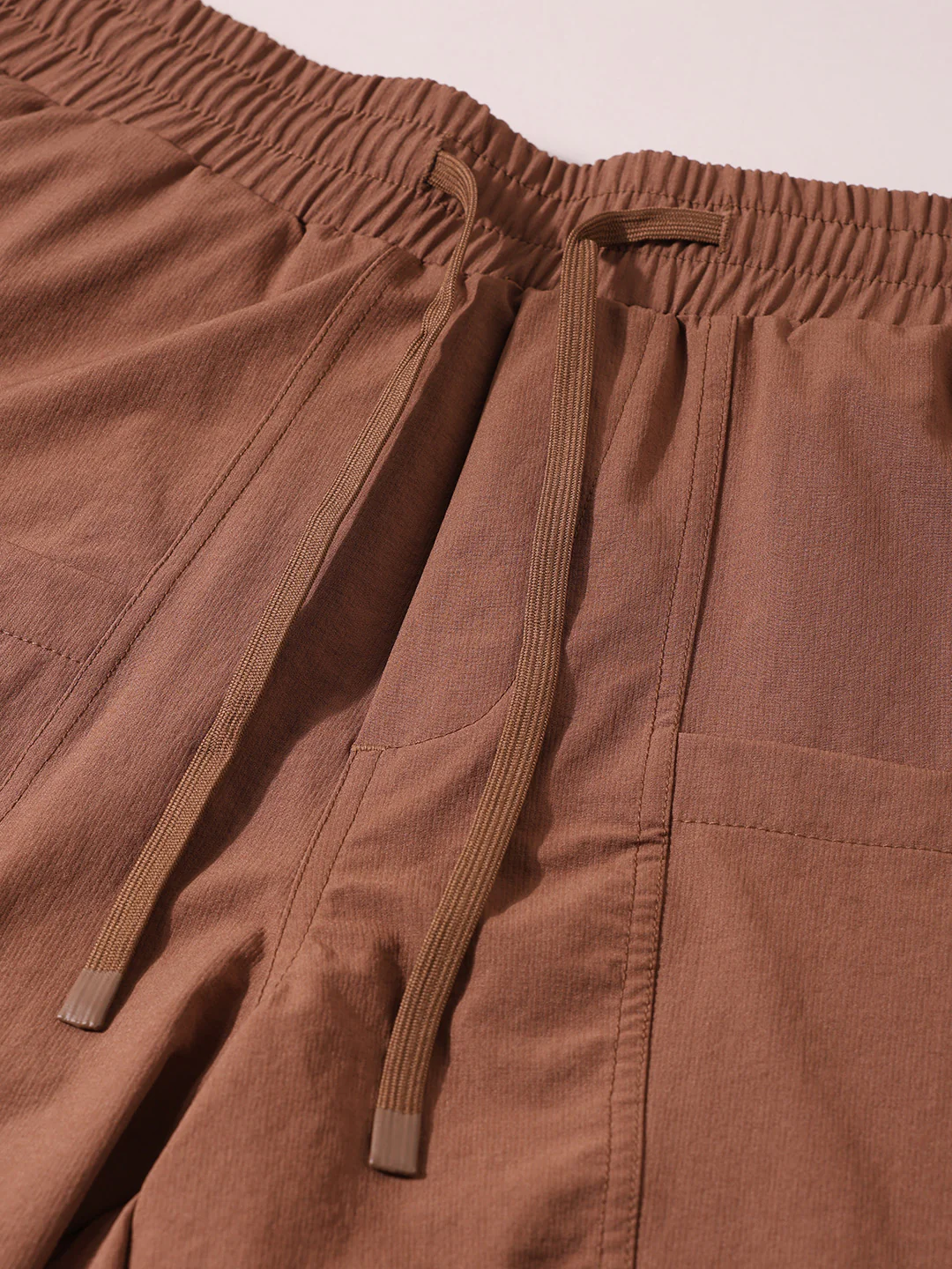 Men's Brown Relaxed Fit Solid Casual Coordinates - Image 6