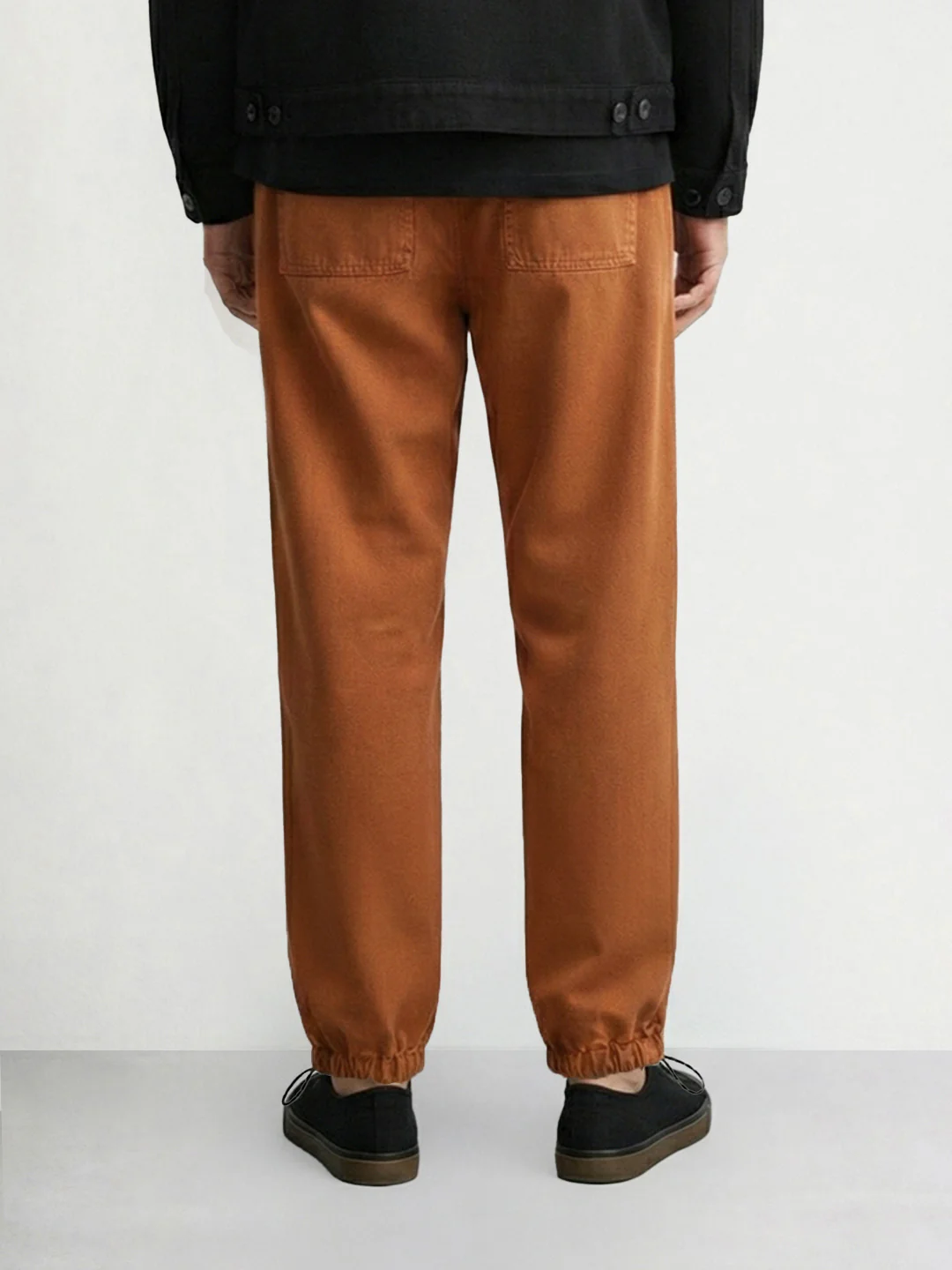 Men's Brown Relaxed Fit Solid The Eternity Series Jeans - Image 2