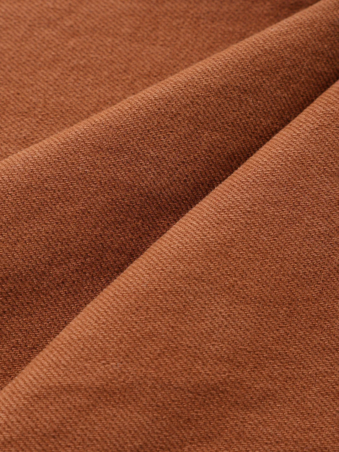 Men's Brown Relaxed Fit Solid The Eternity Series Jeans - Image 7