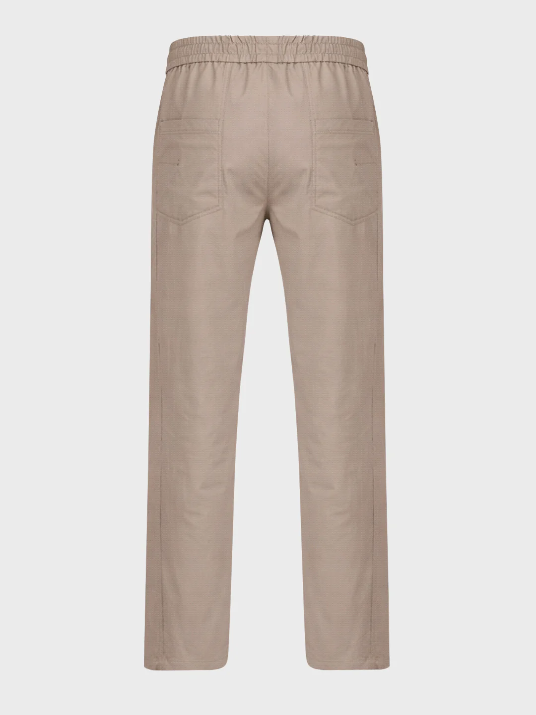 Men's Brown Relaxed Fit Solid Utility Joggers - Image 6
