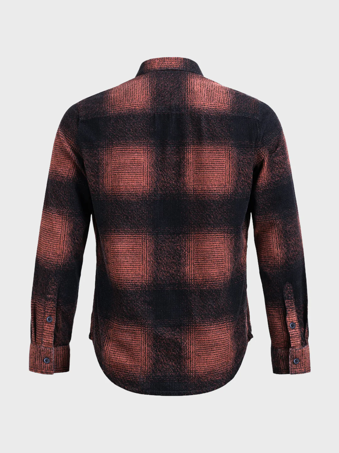 Men's Brown Slim Fit Checked Casual Shirt - Image 7