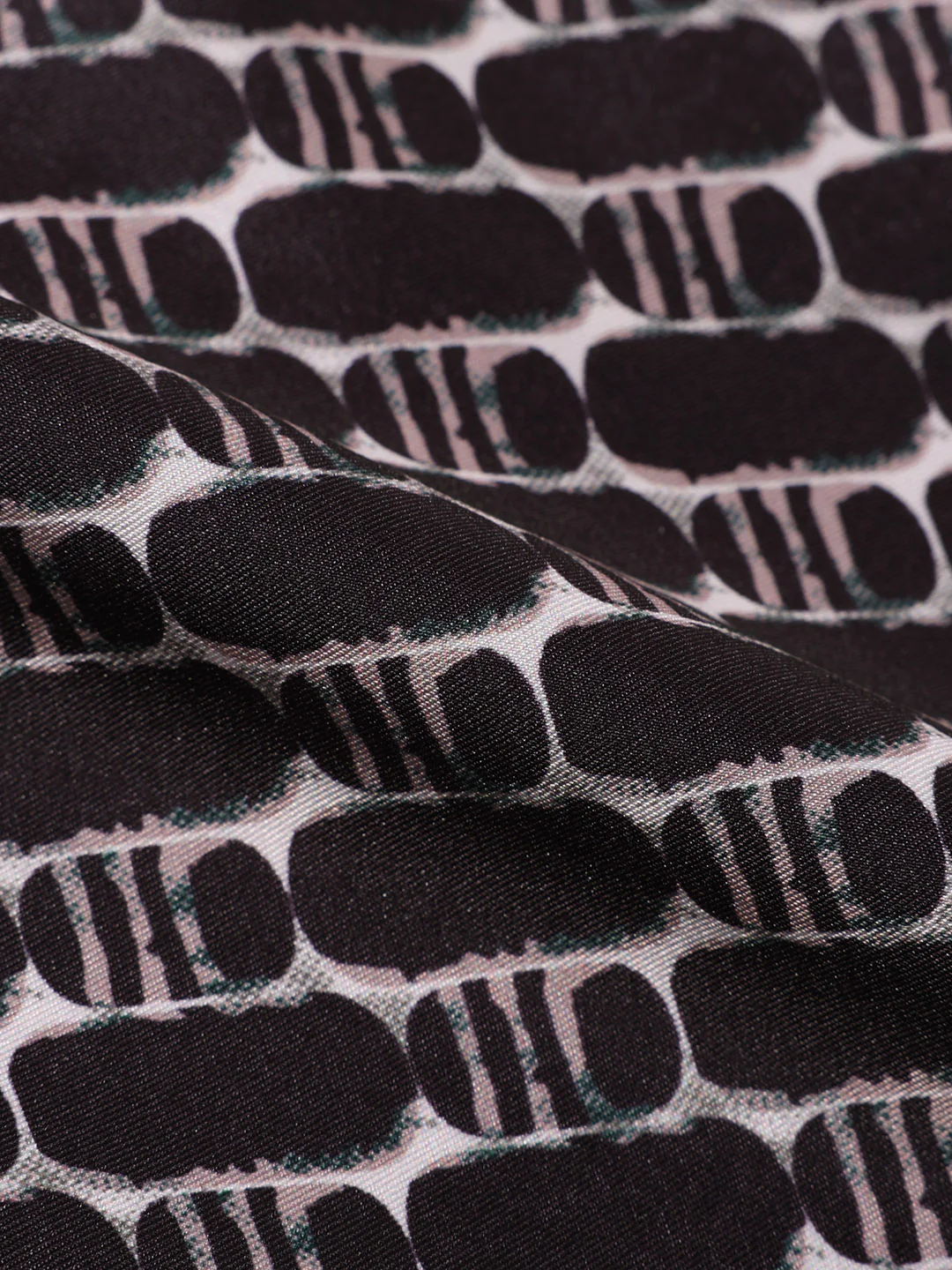 Men's Brown Slim Fit Printed Party Wear Shirt - Image 7