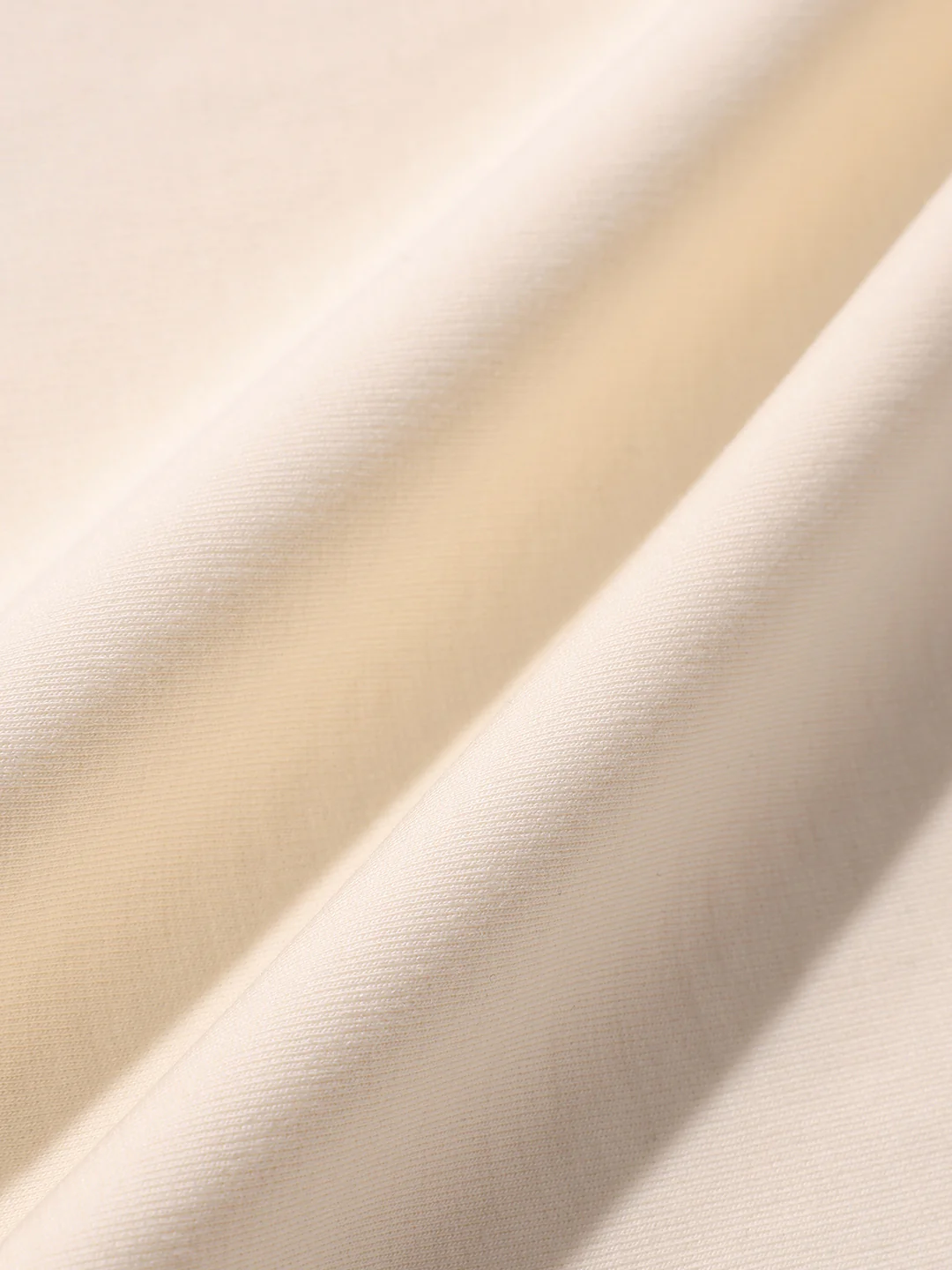 Men's Cream Relaxed Fit Embroided 240 GSM Casual T-Shirt - Image 9
