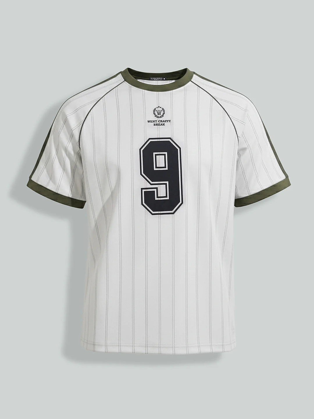 Men's Cream Relaxed Fit Printed 240 GSM Sport Wear T-Shirt - Image 5