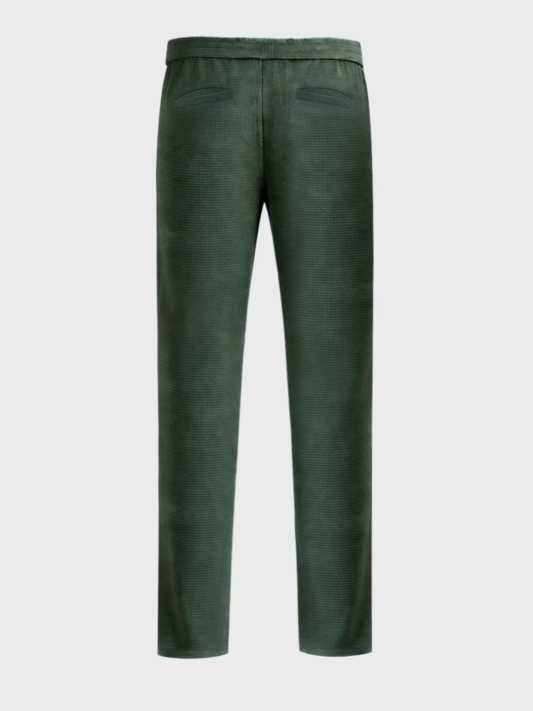 Men's Green Loose Fit Solid Casual Joggers - Image 7