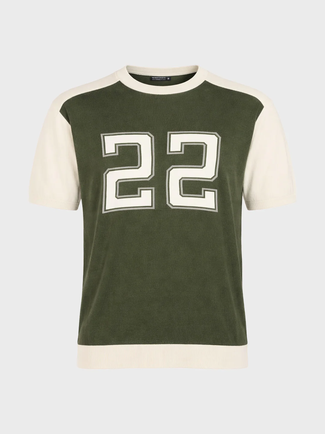 Men's Green Oversized Fit Graphic Printed Casual T-Shirt - Image 4